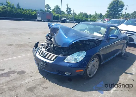 2003 Lexus Sc 430 z USA, uszkodzony, nr VIN JTHFN48Y530040767